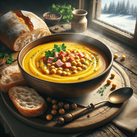 Sopa de Ervilha Amarela