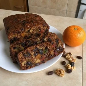 Bolo de Frutas de Natal