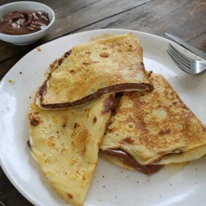 Crepes com Nutella