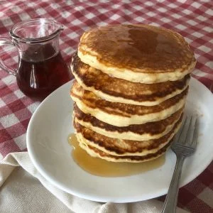 Panquecas Americanas com Calda de Maple