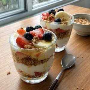 Parfait de Iogurte com Mel
