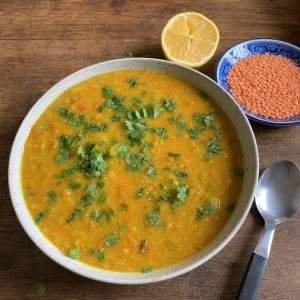 Sopa de Lentilha Vermelha