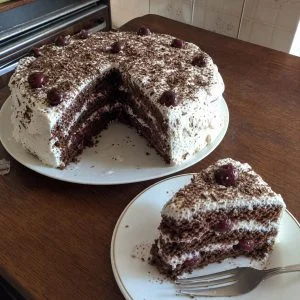 Torta Floresta Negra (Schwarzwälder Kirschtorte)