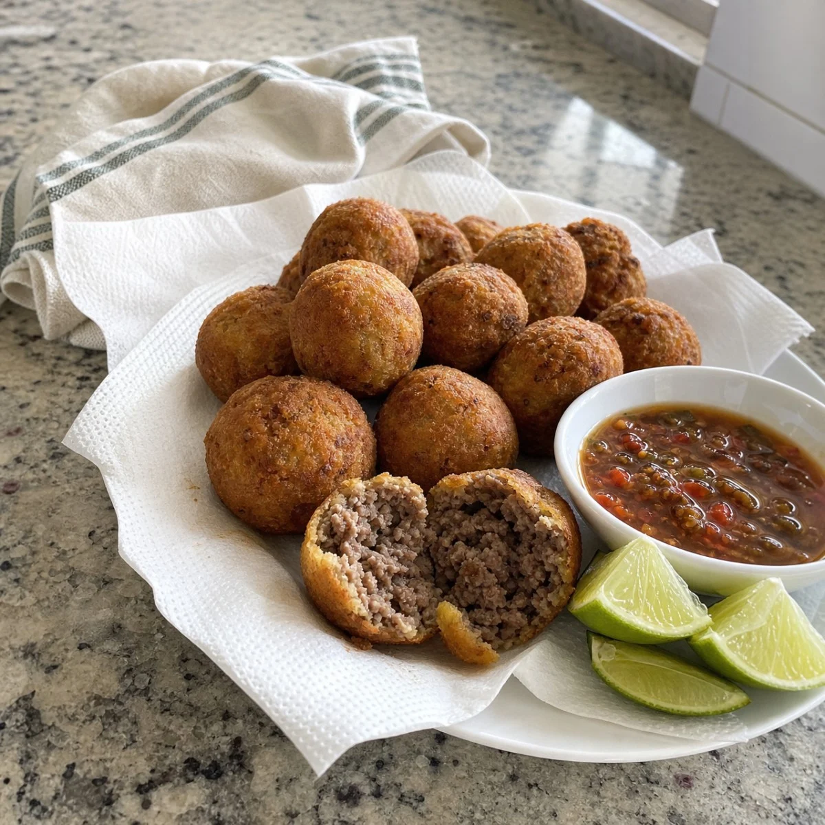 Bolinho de Carne Moída
