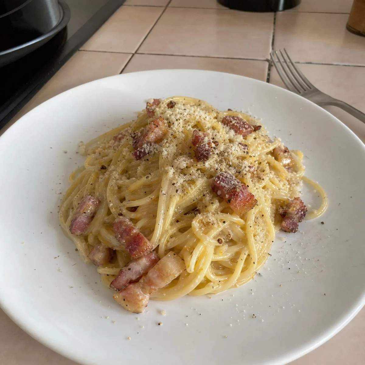 Macarrão à Carbonara